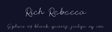 Rich Rebecca by UI Creative — Script Handwritten Font — thumbnail 2