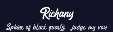 Richany by MikroType Std — Script Handwritten Font — thumbnail 2