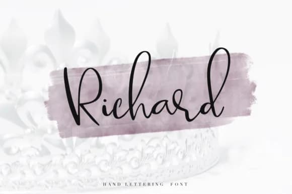 Richard Font by Pasha Larin — Script Handwritten Font