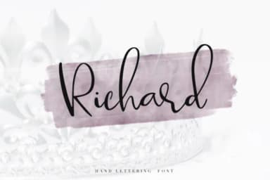 Richard Font by Pasha Larin — Script Handwritten Font — thumbnail 1