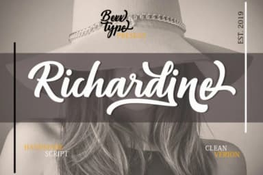Richardine Script Font by Bexx Type — Script Handwritten Font — thumbnail 1