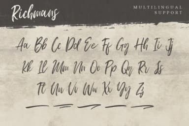 Richmans Font by Emtheen Std. — Script Handwritten Font — thumbnail 7