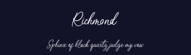 Richmond by alphArtype — Script Handwritten Font — thumbnail 2