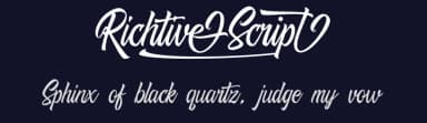 Richtive Script by Måns Grebäck — Script Handwritten Font — thumbnail 2