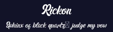 Rickon by Typotopia Studio — Script Handwritten Font — thumbnail 2