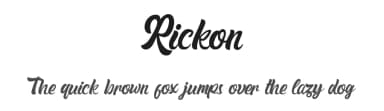 Rickon by Typotopia Studio — Script Handwritten Font — thumbnail 1