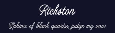 Rickston by Letterhend Studio — Script Handwritten Font — thumbnail 2