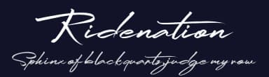 Ridenation by FHFont — Script Handwritten Font — thumbnail 2
