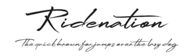 Ridenation by FHFont — Script Handwritten Font — thumbnail 1