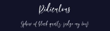 Ridiculous by Motokiwo — Script Handwritten Font — thumbnail 2