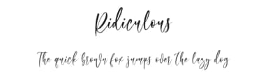 Ridiculous by Motokiwo — Script Handwritten Font — thumbnail 1