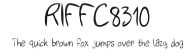 RIFFC8310 by Célia Astori — Script Handwritten Font — thumbnail 1