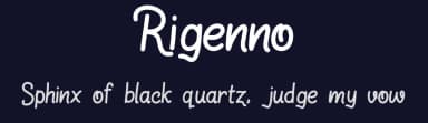 Rigenno by Rom Littera — Script Handwritten Font — thumbnail 2