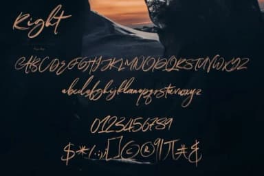 Right Font by JumboDesign — Script Handwritten Font — thumbnail 6