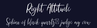Right Attitude by Edric Studio — Script Handwritten Font — thumbnail 2
