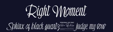 Right Moment by Gie Studio — Script Handwritten Font — thumbnail 2