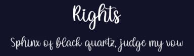 Rights by Bearytype — Script Handwritten Font — thumbnail 2