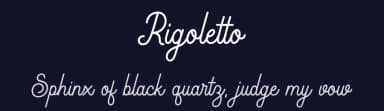 Rigoletto by Sabrcreative — Script Handwritten Font — thumbnail 2