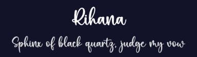 Rihana by Graphix Line Studio — Script Handwritten Font — thumbnail 2