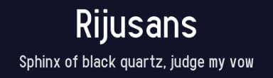 Rijusans by GGBotNet — Sans Serif Font — thumbnail 2