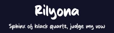 Rilyona by Origin Type — Script Handwritten Font — thumbnail 2