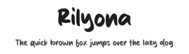 Rilyona by Origin Type — Script Handwritten Font — thumbnail 1