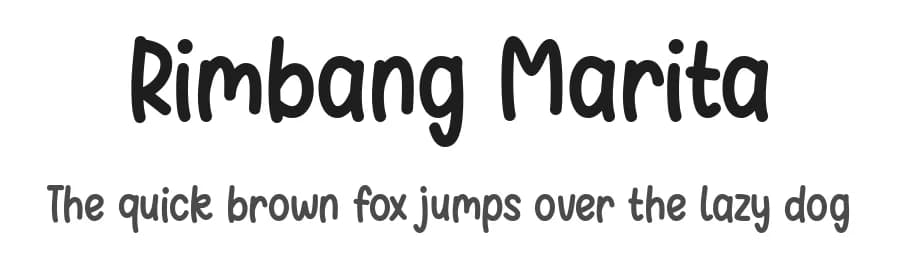 Rimbang Marita by Kristoperransz — Script Handwritten Font