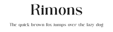 Rimons by ToniStudio — Serif Font — thumbnail 1
