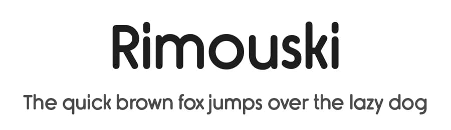 Rimouski by Typodermic Fonts — Sans Serif Font