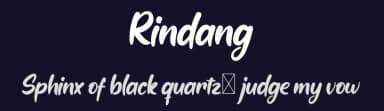 Rindang by twinletter — Script Handwritten Font — thumbnail 2