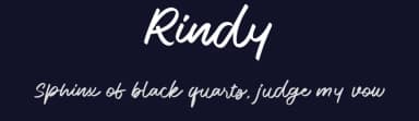 Rindy by Sensatype Studio — Script Handwritten Font — thumbnail 2