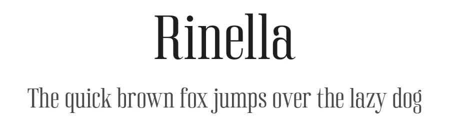 Rinella by RantautypeStudio — Serif Font