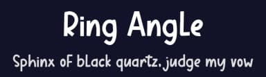 Ring Angle by Wildan Type — Script Handwritten Font — thumbnail 2