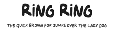 Ring Ring by MJType — Script Handwritten Font — thumbnail 1