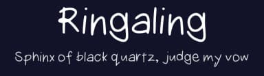 Ringaling by Riz Cushi — Script Handwritten Font — thumbnail 2