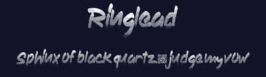 Ringlead by Xerographer Fonts — Script Handwritten Font — thumbnail 2