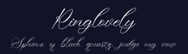 Ringlovely by JunCreative — Script Handwritten Font — thumbnail 2