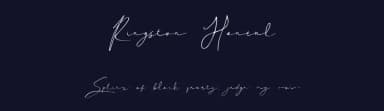 Ringston Haneul by madeDeduk — Script Handwritten Font — thumbnail 2