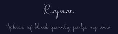Rinjane by Muksal Creative — Script Handwritten Font — thumbnail 2