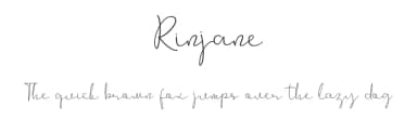 Rinjane by Muksal Creative — Script Handwritten Font — thumbnail 1