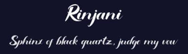 Rinjani by Basni.std — Script Handwritten Font — thumbnail 2