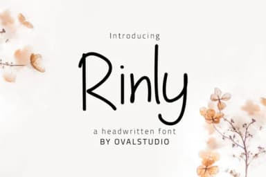 Rinly Font by OvalStudio — Script Handwritten Font — thumbnail 1