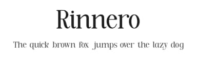 Rinnero by Slide Shoot Type — Serif Font — thumbnail 1