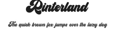 Rinterland by RGB Studio — Script Handwritten Font — thumbnail 1