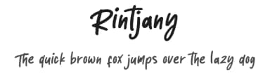 Rintjany by Creatype Studio — Script Handwritten Font — thumbnail 1