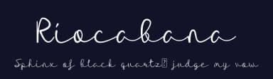 Riocabana by aptfahmi — Script Handwritten Font — thumbnail 2