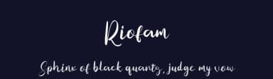 Riofam by Khalwa Studio — Script Handwritten Font — thumbnail 2