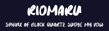 Riomaru by DumadiStyle — Script Handwritten Font — thumbnail 2