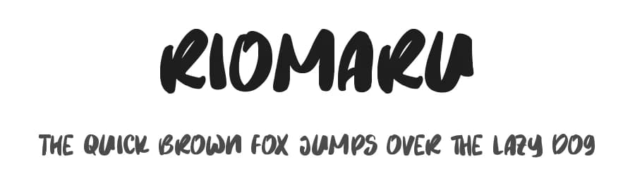 Riomaru by DumadiStyle — Script Handwritten Font