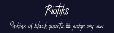 Riotiks by Typia Nesia — Script Handwritten Font — thumbnail 2